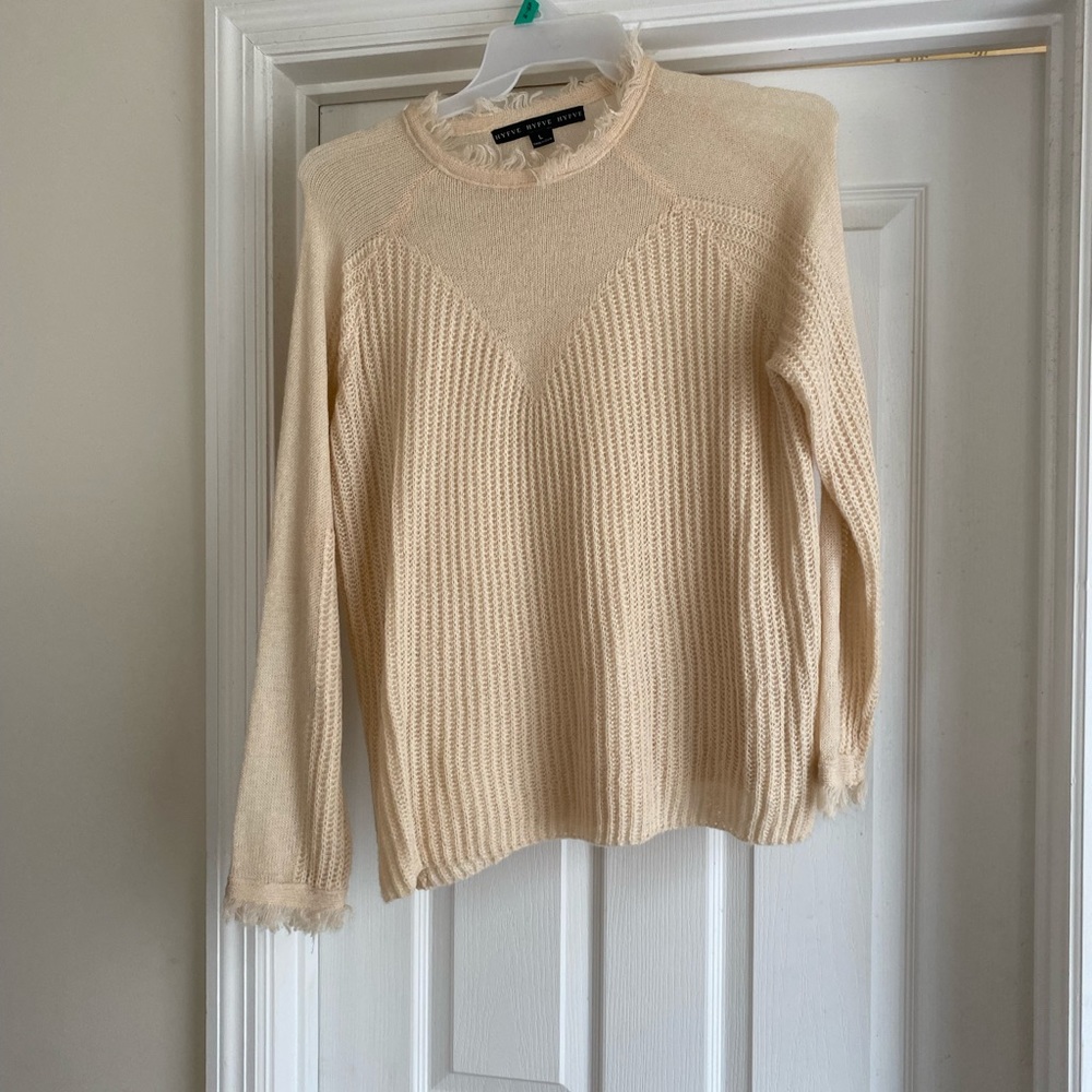 Cream sweater